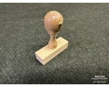 Stamp wooden handle - rectangle 16x50mm