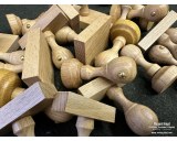 Stamp wooden handle - round 38mm