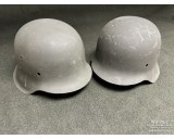 2x German M42 Helmets