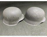 2x German M42 Helmets