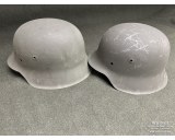 2x German M42 Helmets