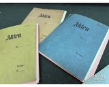 Cardboard folder Akten set