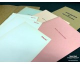 Cardboard folder Akten set