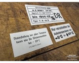 Panzerschreck box labels summer mun.