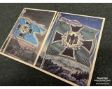 German Postcards set #13 army flags (18pcs)