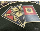 German Postcards set #13 army flags (18pcs)