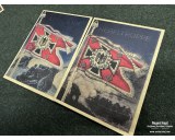 German Postcards set #13 army flags (18pcs)
