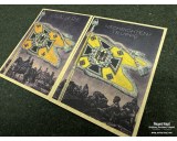 German Postcards set #13 army flags (18pcs)