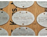 Erkennungsmarke service - dog tag stamping
