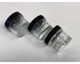 Vaseline glass container