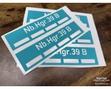 Stencil Nebel granate Nb. Hgr. 39 B