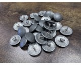 Metal button pebbled 19mm