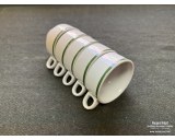 Pair of WH ceramic cups marked