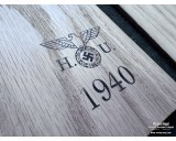 Wooden clip board marked