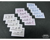 Banknote Buchenwald Wertmarke set of 15