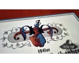 Wine Bottle label Rothenberg 1941er