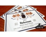 Wine Bottle label Nehrener 1942er