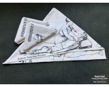 Dreieck Tuch - Triangle cloth illustrated