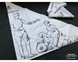 Dreieck Tuch - Triangle cloth illustrated