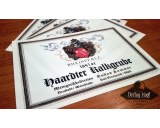 Wine Bottle label Haardter Kalkgrube 1942er