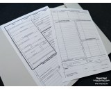 Kriegsstammrollenblatt - form 30pcs