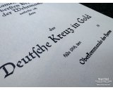 Deutsche Kreuz in Gold certificate