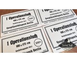 Operationstuch surgical drape labels 4pcs