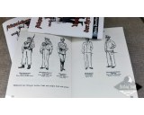 Set of 3 army uniforms/badges booklets