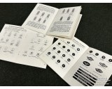 Set of 3 army uniforms/badges booklets