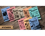 Set of 9 weapon usage/description booklets
