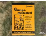 Übungsmeldeblock - 20 training sheets A5