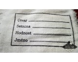 1.ČSR Army Nametags - 5 cloth labels