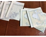 Kriegsmarine Karten Set of 3 Naval Maps