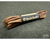 Leather laces 3mm brown round 2x 100cm