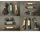 Leather laces 3mm brown round 2x 100cm