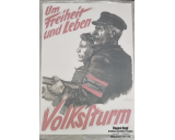 Poster 85x60cm Volkssturm