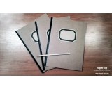 A4 format sewn notebook - blank pages