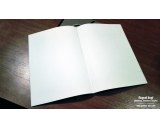 A4 format sewn notebook - blank pages