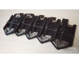 Klappspaten leather case - black color