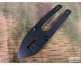 Leather binocular button hook