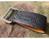 Leather belt loop repro 1piece steel