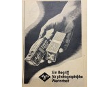 Vintage camera film box type I.