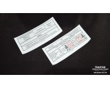 Sanitator pouches labels left+right