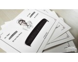 Genuine comb in DRK cardboard holder