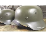 Original M35 Q68 Apfelgrun WH/SS stahlhelm
