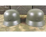 Original M35 Q68 Apfelgrun WH/SS stahlhelm
