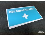 Stencil Verbandkasten + kreuz