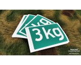 Stencil 3kg for sprengbüchse