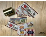 Set of 12pcs labels 1910b
