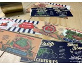 Set of 12pcs labels 1920b